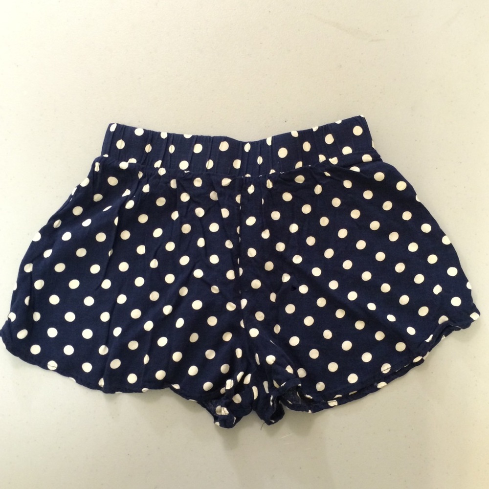 Forever 21 navy polka dots shorts